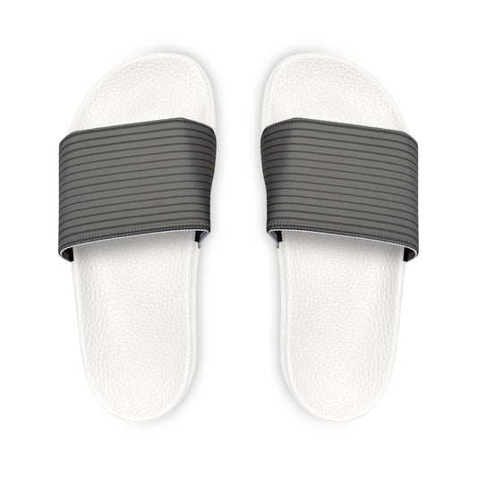 Ciabatte Slide Ribbed Gray