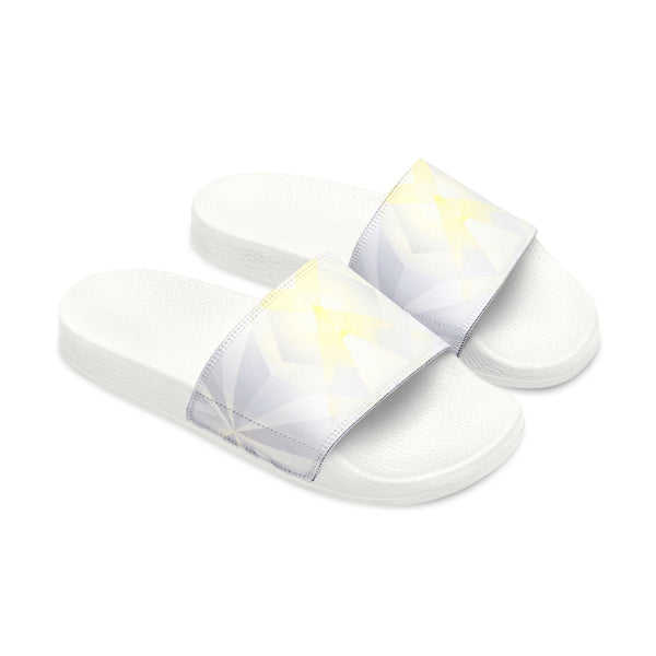 Ciabatte Slide Star Glow – Bianco e Giallo
