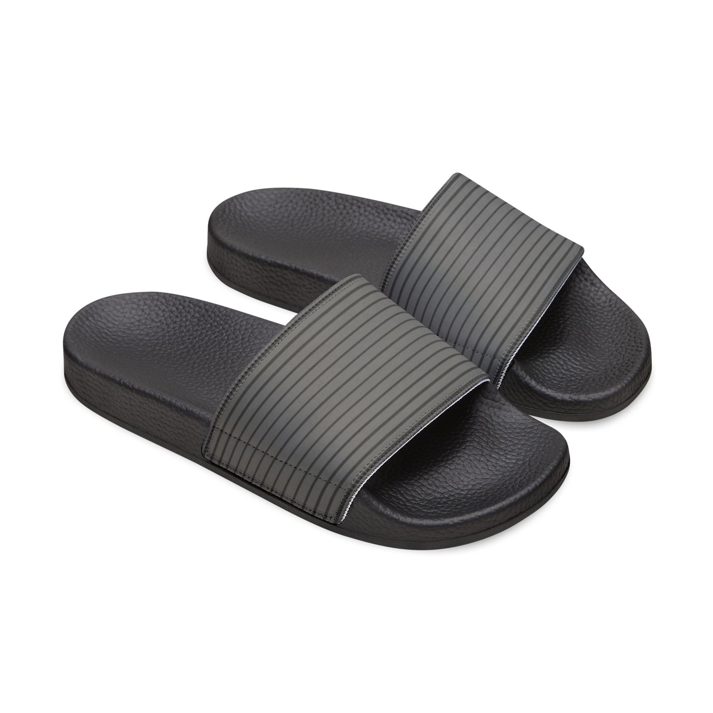 Ciabatte Slide Ribbed Gray