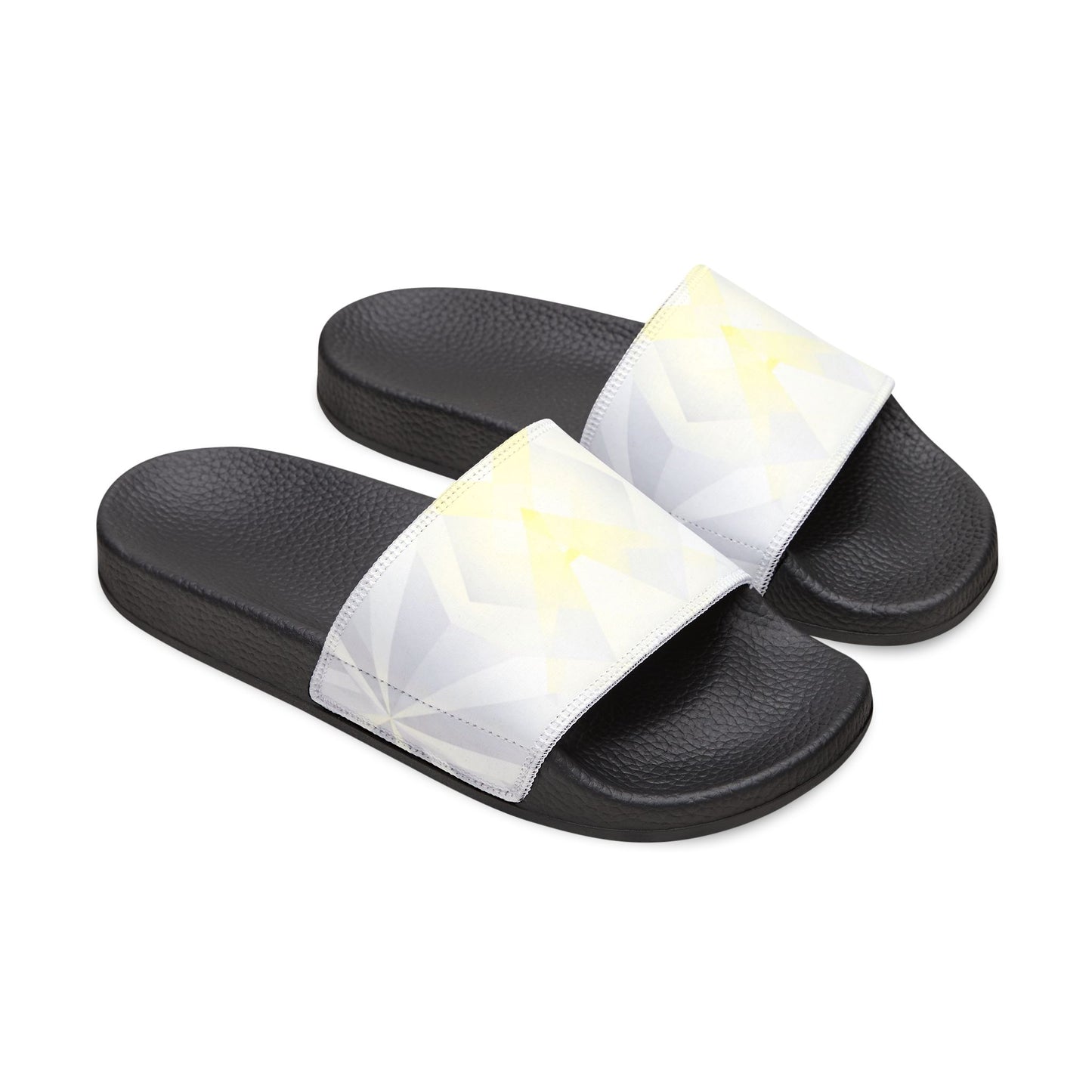 Ciabatte Slide Star Glow – Bianco e Giallo