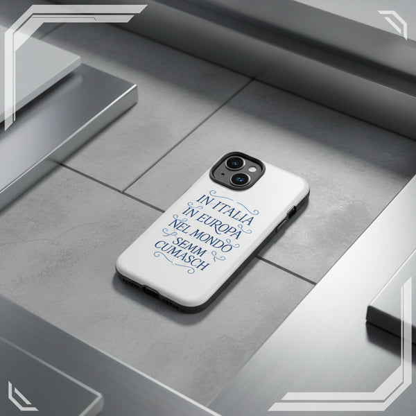 Cover Como Felpa White Classic x Semm Cumasch resistente MagSafe® per iPhone®