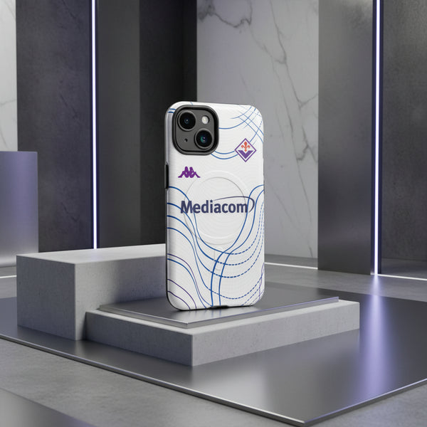 Cover Fiorentina Kit Bianco Pre-Match s.s. 25/26 resistente MagSafe® per iPhone®
