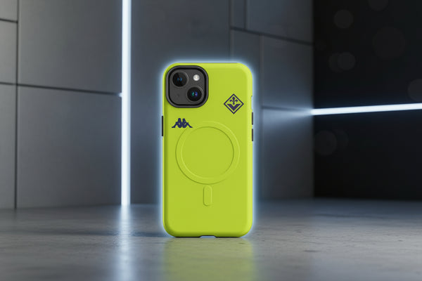 Cover Fiorentina T-Shirt Training Gialla s.s. 25/26 resistente MagSafe® per iPhone®