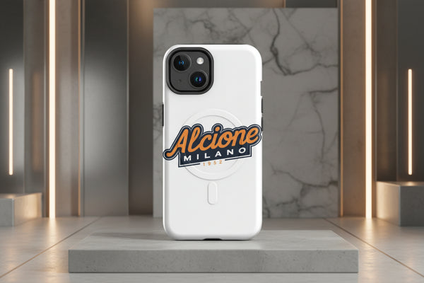 Cover Alcione Milano T-Shirt White Classic resistente MagSafe® per iPhone®
