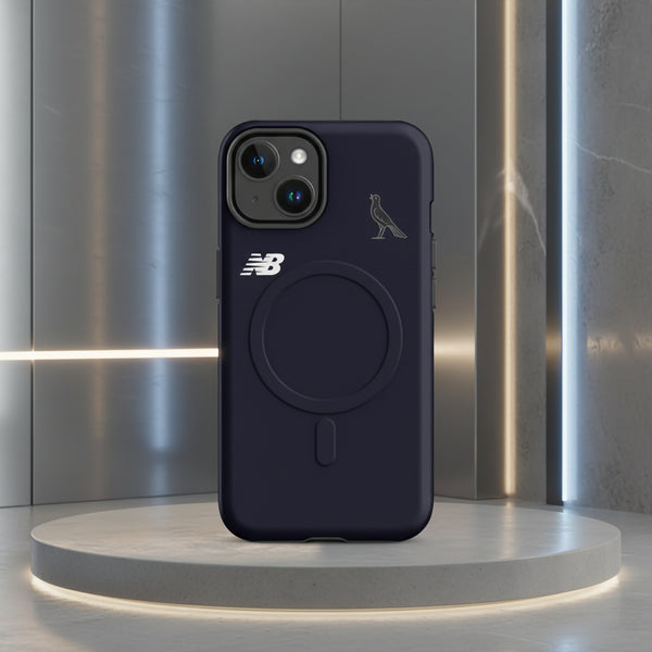 Cover Modena Felpa Style Blue Dark resistente MagSafe® per iPhone®