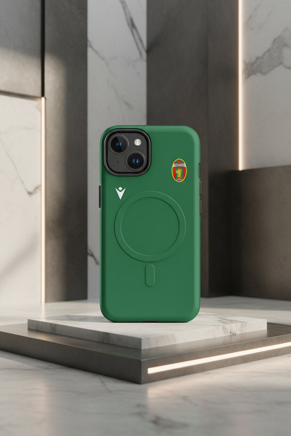Cover Ternana Giacca Style Verde resistente MagSafe® per iPhone®
