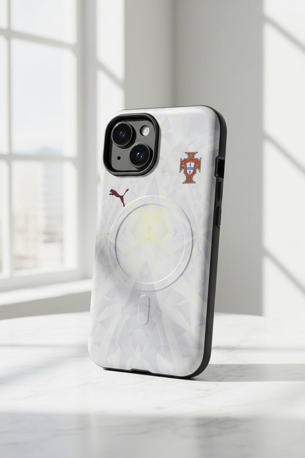 Cover Portogallo Goalkeeper Bianca 2026 resistente MagSafe® per iPhone®