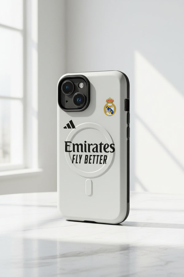 Cover Real Madrid Home s.s. 26/27 resistente MagSafe® per iPhone®