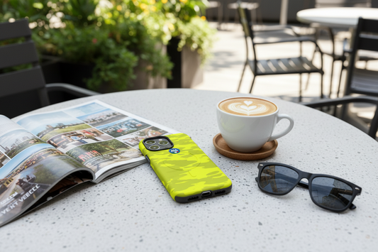 Cover Arbitro Italia Giallo Mimetico s.s. 25/26 resistente MagSafe® per iPhone®