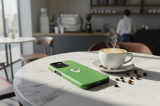 Cover Elisee Verde Chiaro resistente MagSafe® per iPhone®