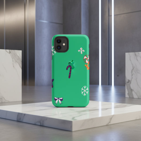 Cover iPhone rigida Fiorentina Felpa Christmas Edition Green