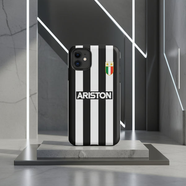 Cover iPhone rigida Juventus Kit Home s.s. 1984/85