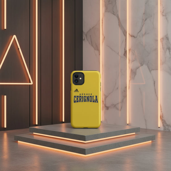 Cover iPhone rigida Audace Cerignola Felpa Style Yellow
