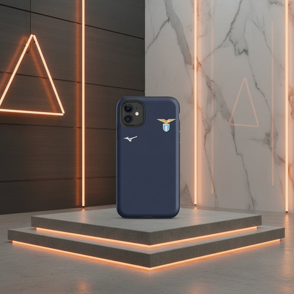 Cover iPhone rigida Lazio Felpa Style Blue