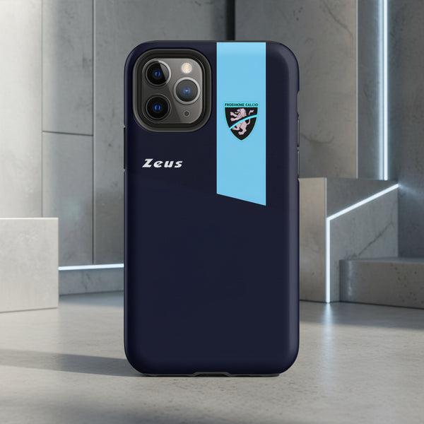 Cover iPhone rigida Frosinone Blue Dark Stile Tuta