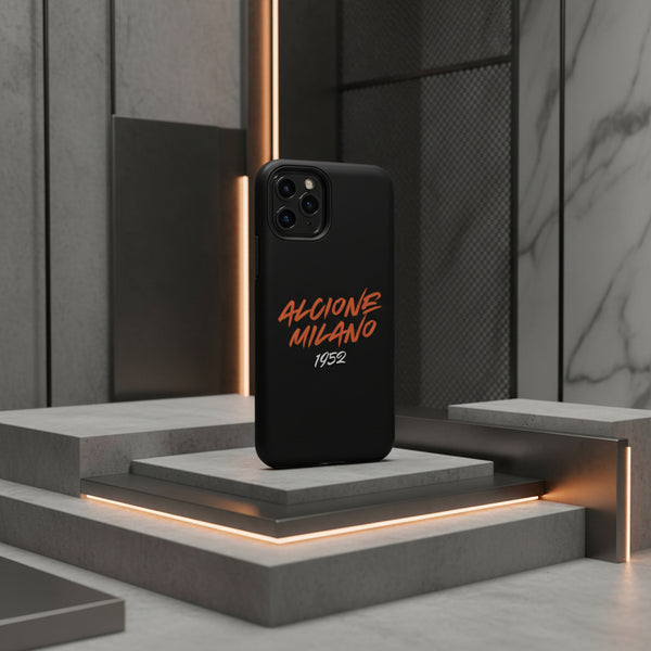 Cover iPhone rigida Alcione Milano Felpa Black Classic
