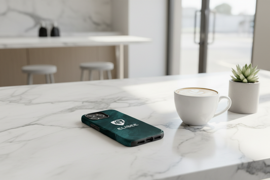 Cover iPhone rigida Elisee Verde Acqua
