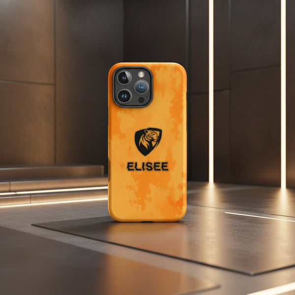 Cover iPhone rigida Elisee Mimetico Arancio