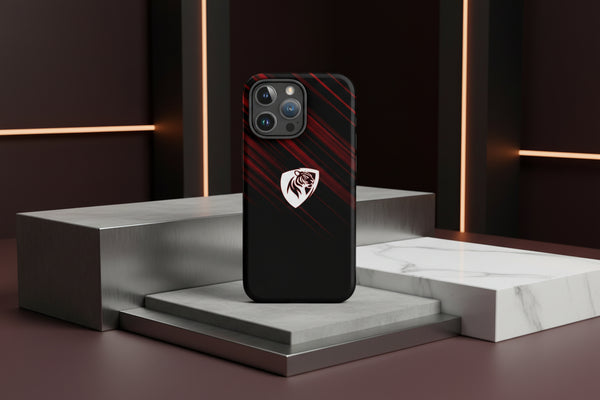 Cover iPhone rigida Elisee Rosso Nero