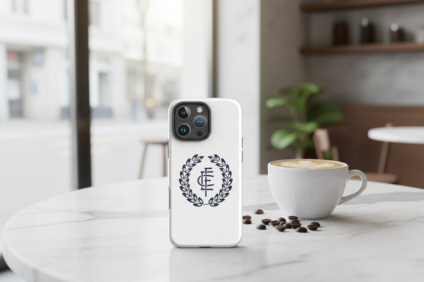 Cover iPhone rigida Empoli Felpa Classic White