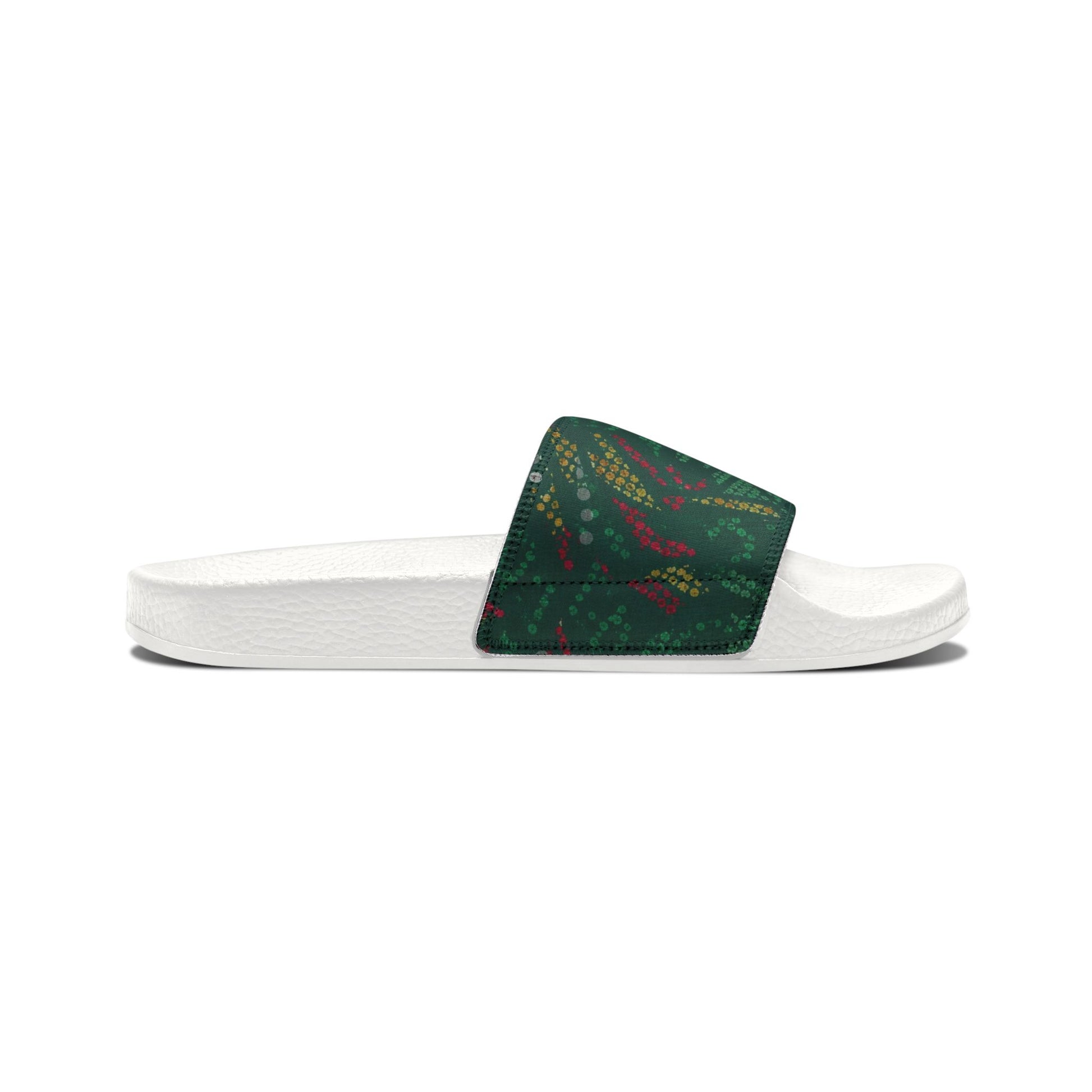 Ciabatte Slide Green Pattern