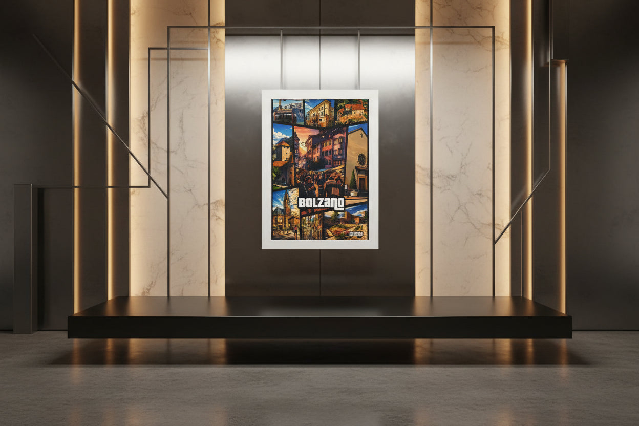Bolzano Vintage Poster GTA Style
