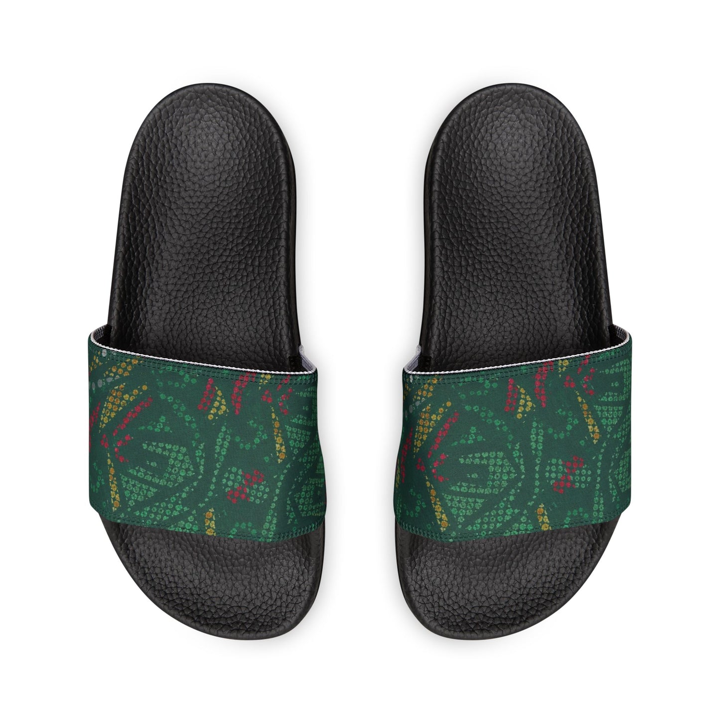 Ciabatte Slide Green Pattern