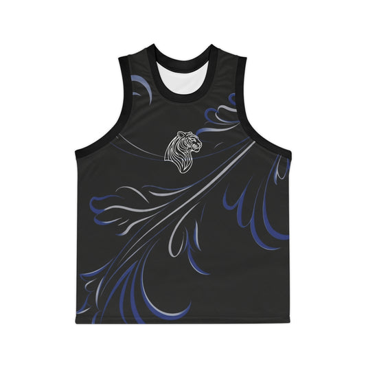 Tigre Blu Reale Unisex Basketball Jersey