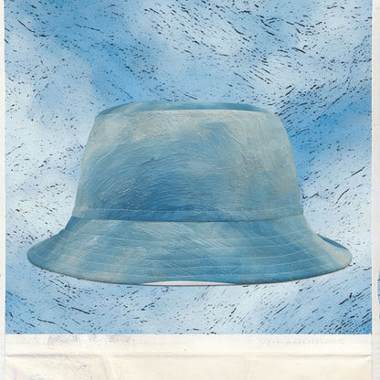 Cappello délavé Celeste Sky