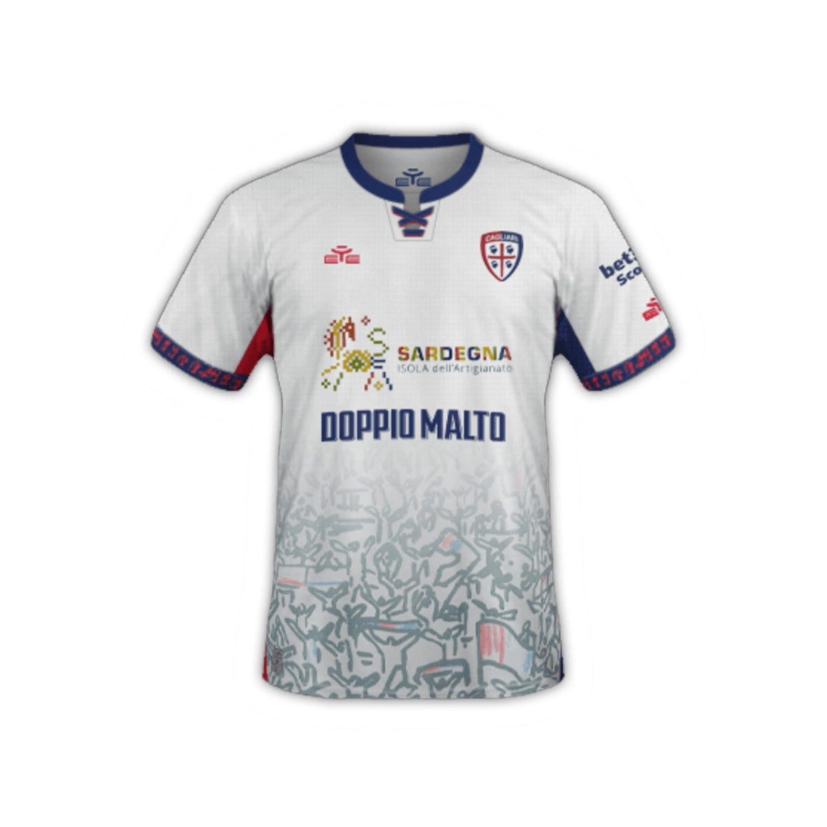 Adesivo Cagliari Away s.s. 25/26