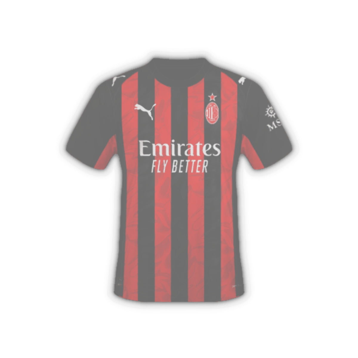 Adesivo Milan Home s.s. 25/26