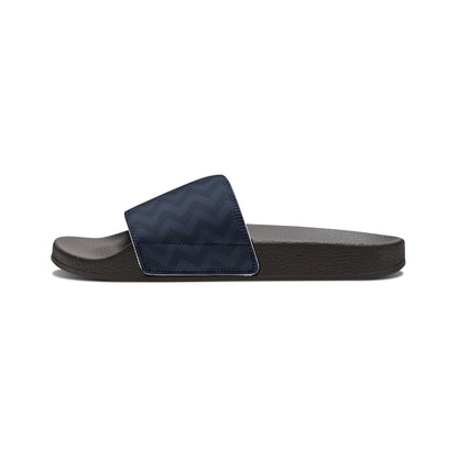 Ciabatte Slide Herringbone Blue