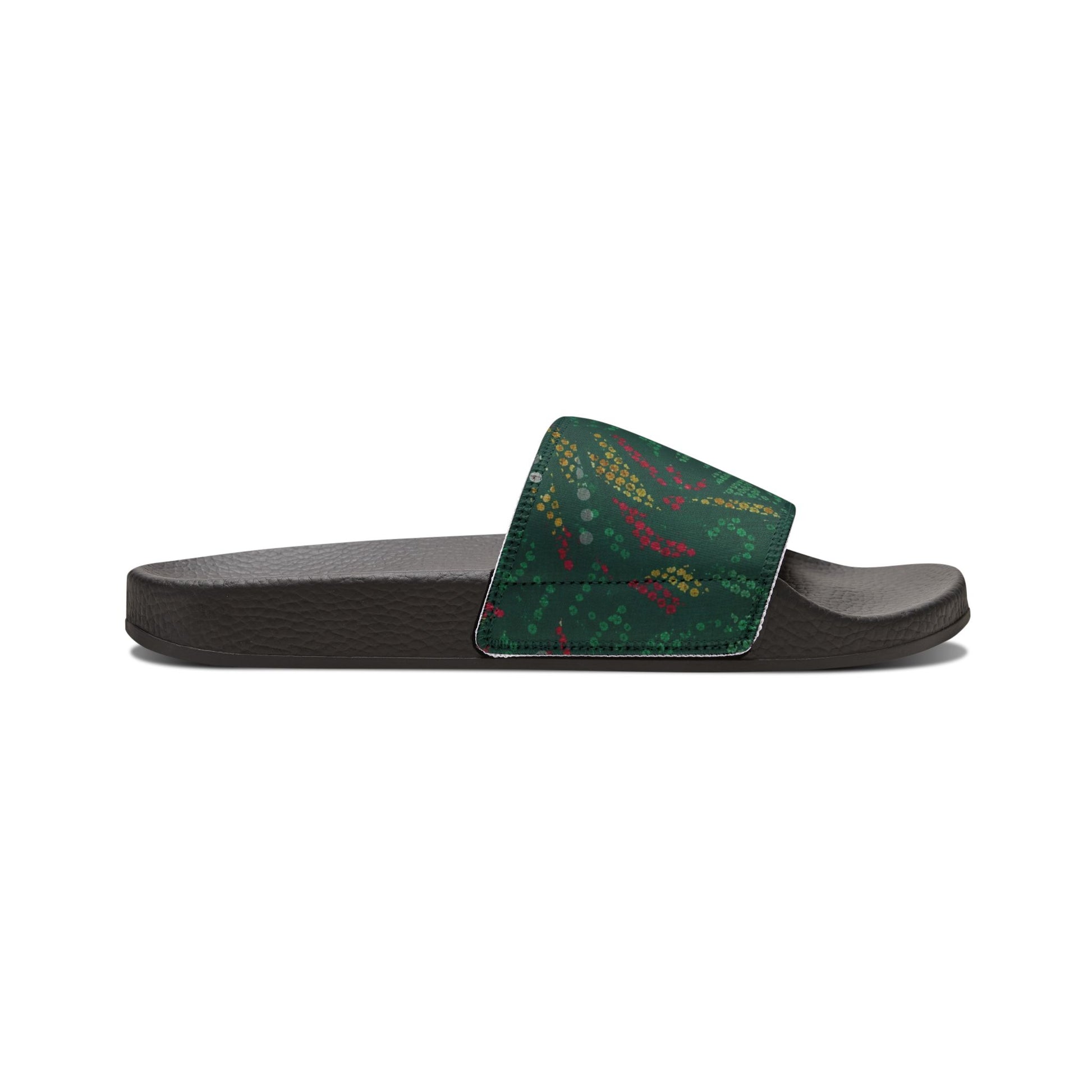 Ciabatte Slide Green Pattern