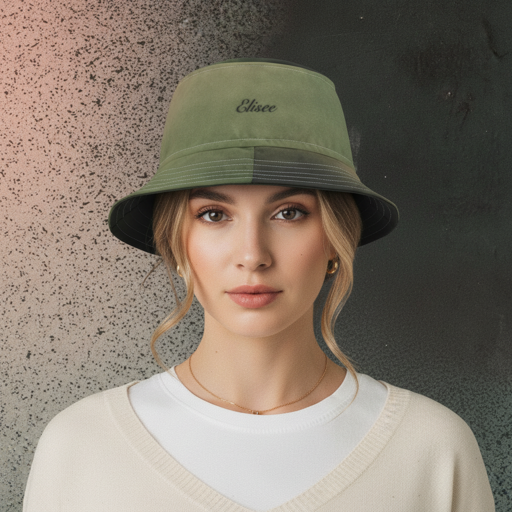 Cappello délavé Sabbia Nero