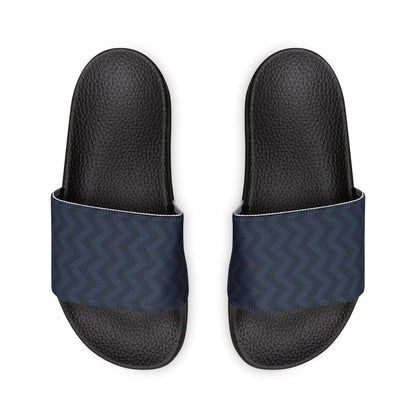 Ciabatte Slide Herringbone Blue