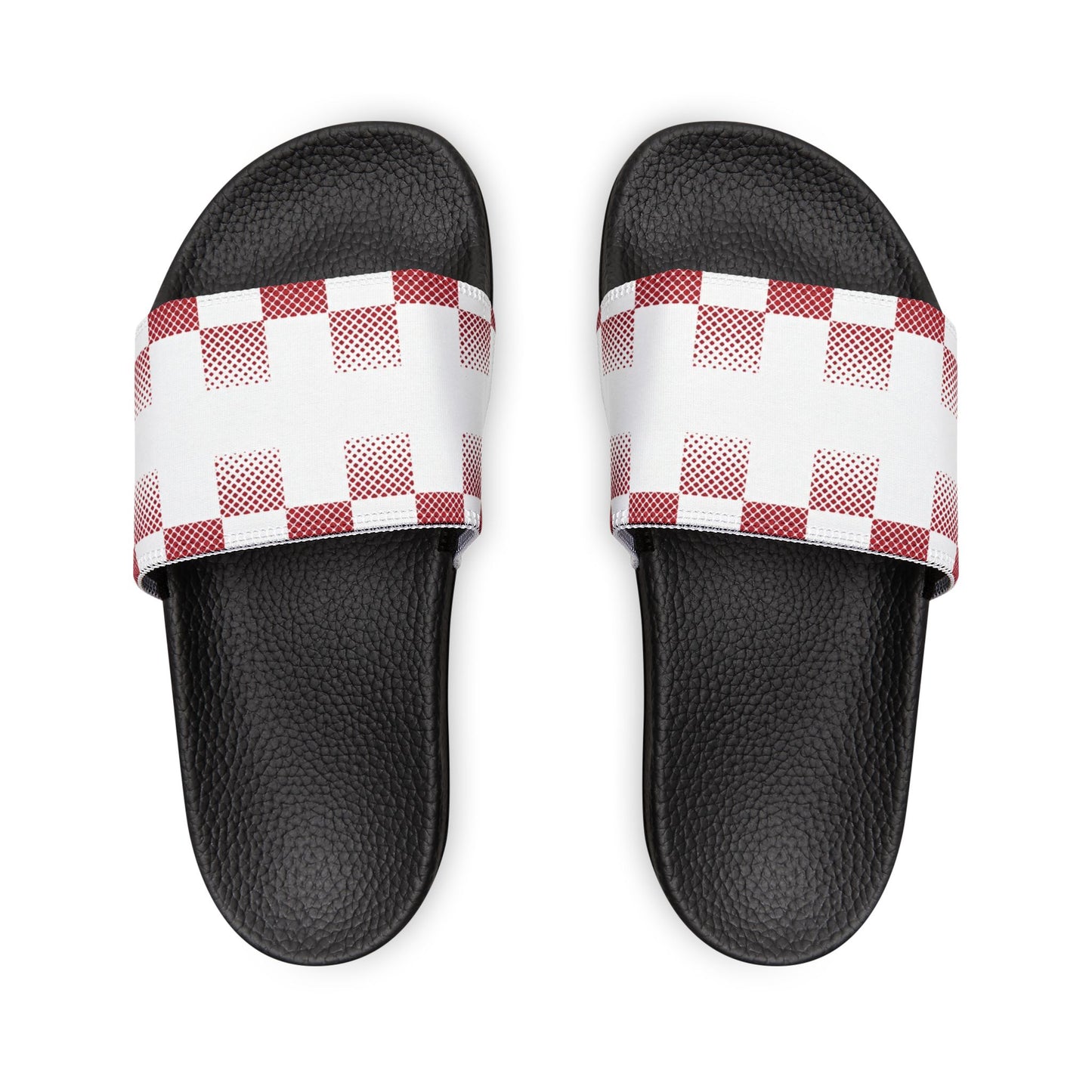 Ciabatte Slide Check Red