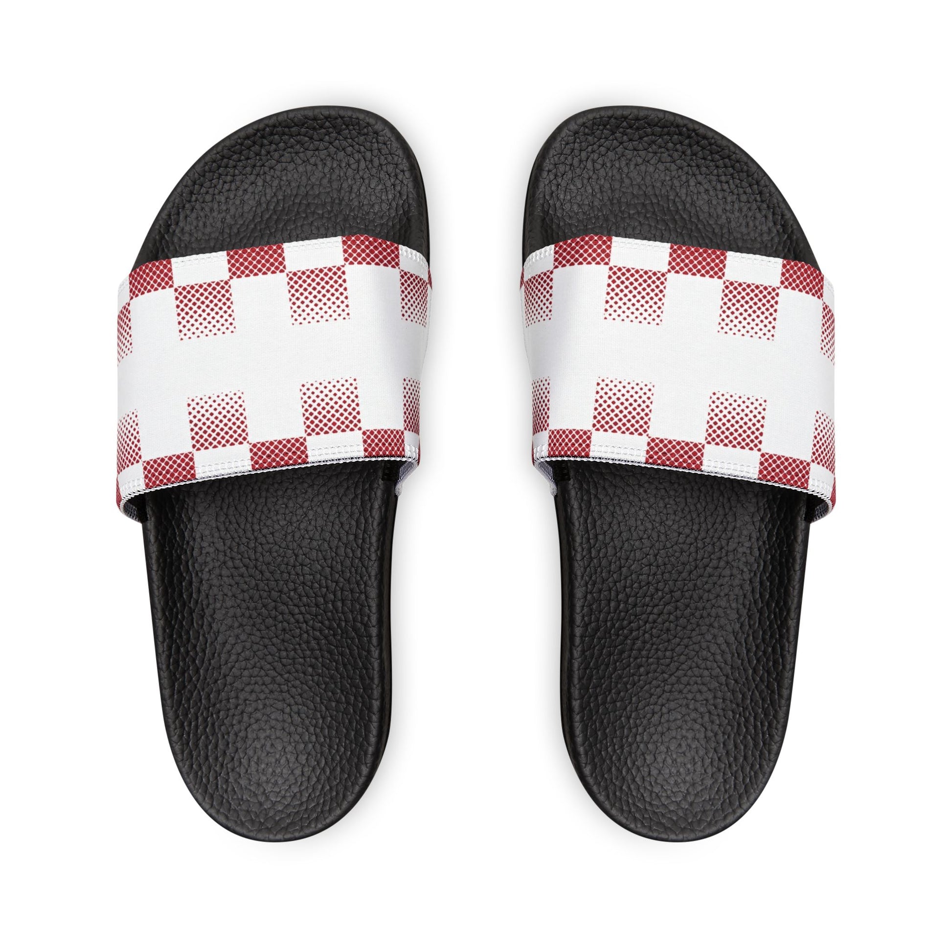 Ciabatte Slide Check Red