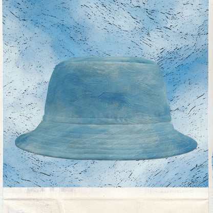 Cappello délavé Celeste Sky