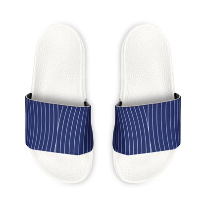 Ciabatte Slide Pinstripe Blue