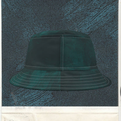 Cappello délavé Verde Acqua Grigio Scuro