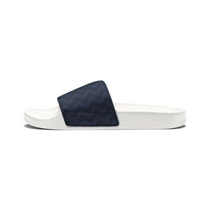 Ciabatte Slide Herringbone Blue