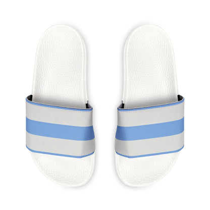 Slide a Righe Celeste Bianche