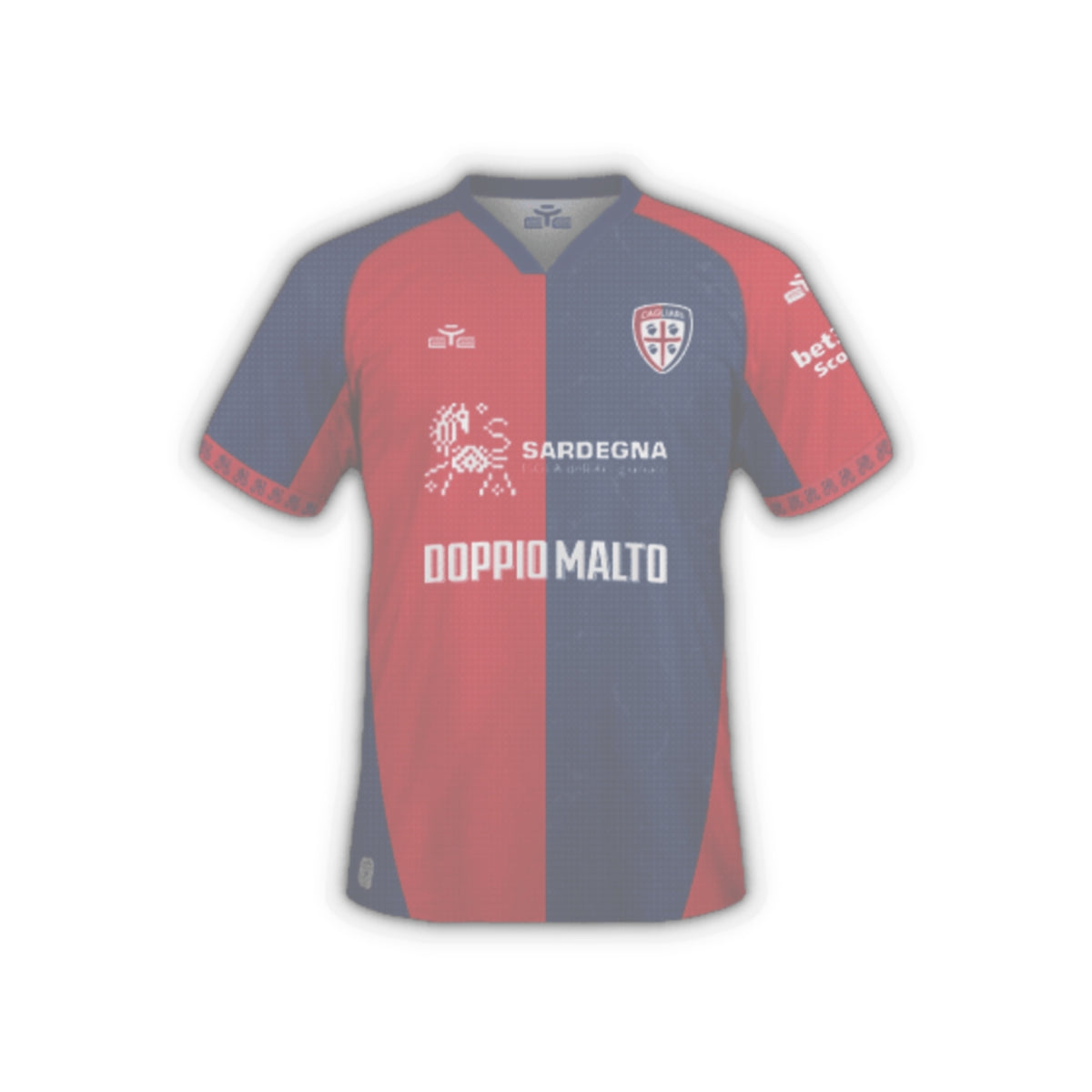 Adesivo Cagliari Home s.s. 25/26
