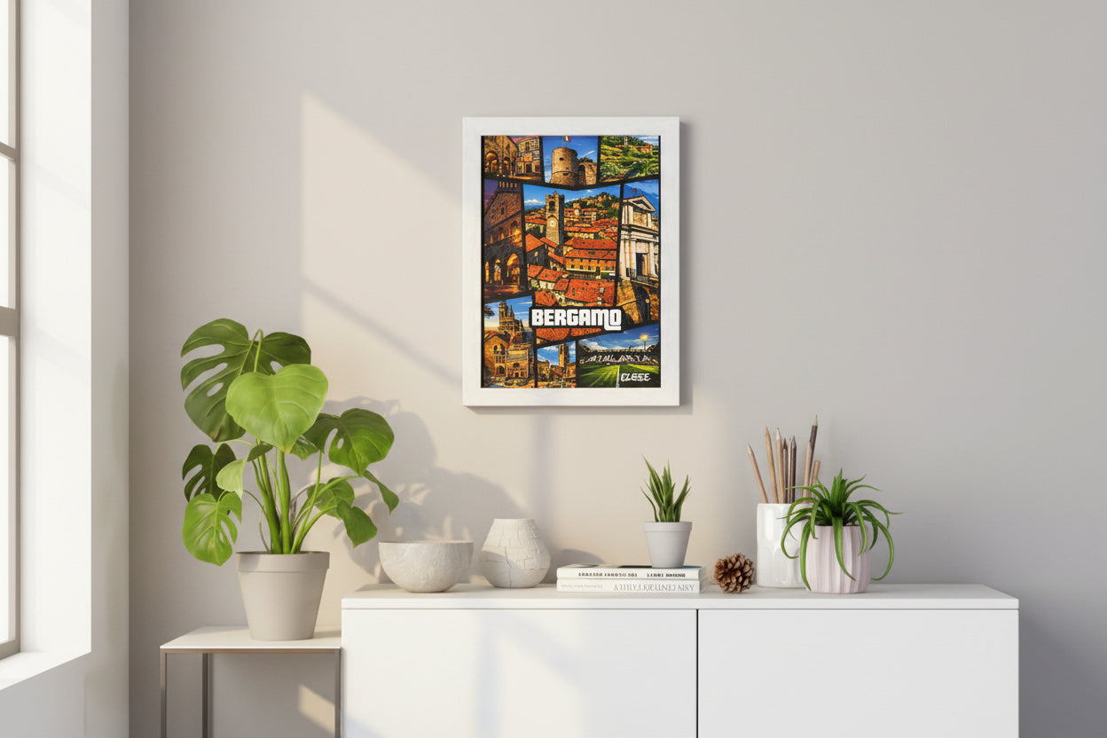 Bergamo Vintage Poster GTA Style