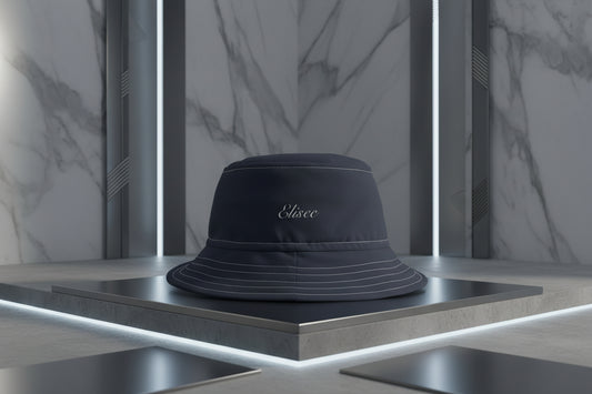 Cappello délavé Nero Blu Celeste