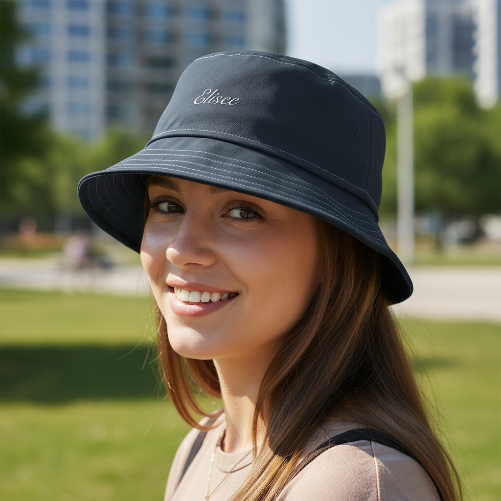 Cappello délavé Nero Blu Celeste