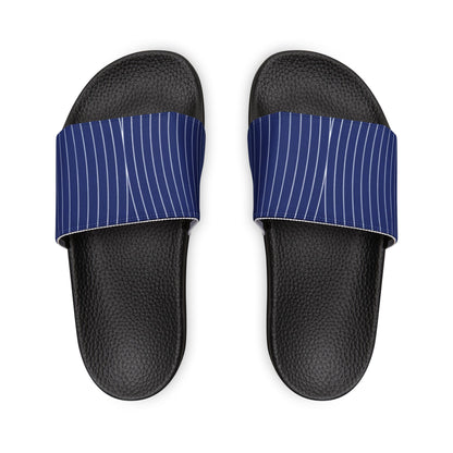 Ciabatte Slide Pinstripe Blue