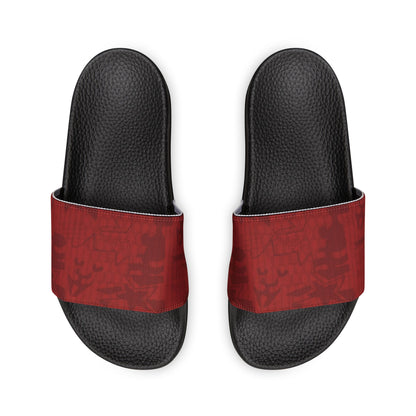 Ciabatte Slide con Fascia Rossa