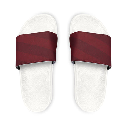 Ciabatte Slide con Fascia Bordeaux