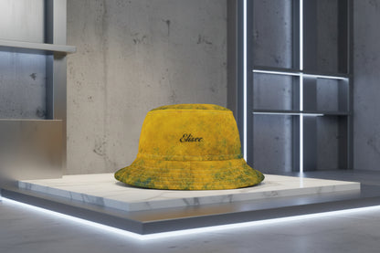 Cappello délavé Giallo Blu